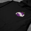 Crni duks sa vezom inspirisan One Piece anime serijalom, sa motivom Gear 5 Gum Gum Fruit