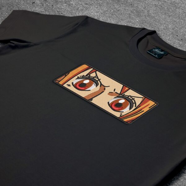 Crna majica sa vezom inspirisana One Piece anime serijalom, sa motivom Nami