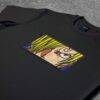 Crna majica sa vezom inspirisana One Piece anime serijalom, sa motivom Vinsmoke Sanji