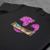 Crna majica sa vezom inspirisana One Piece anime serijalom, sa motivom Zoro Dragon